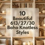 10 Beautiful 613/27/30 Boho Knotless Styles