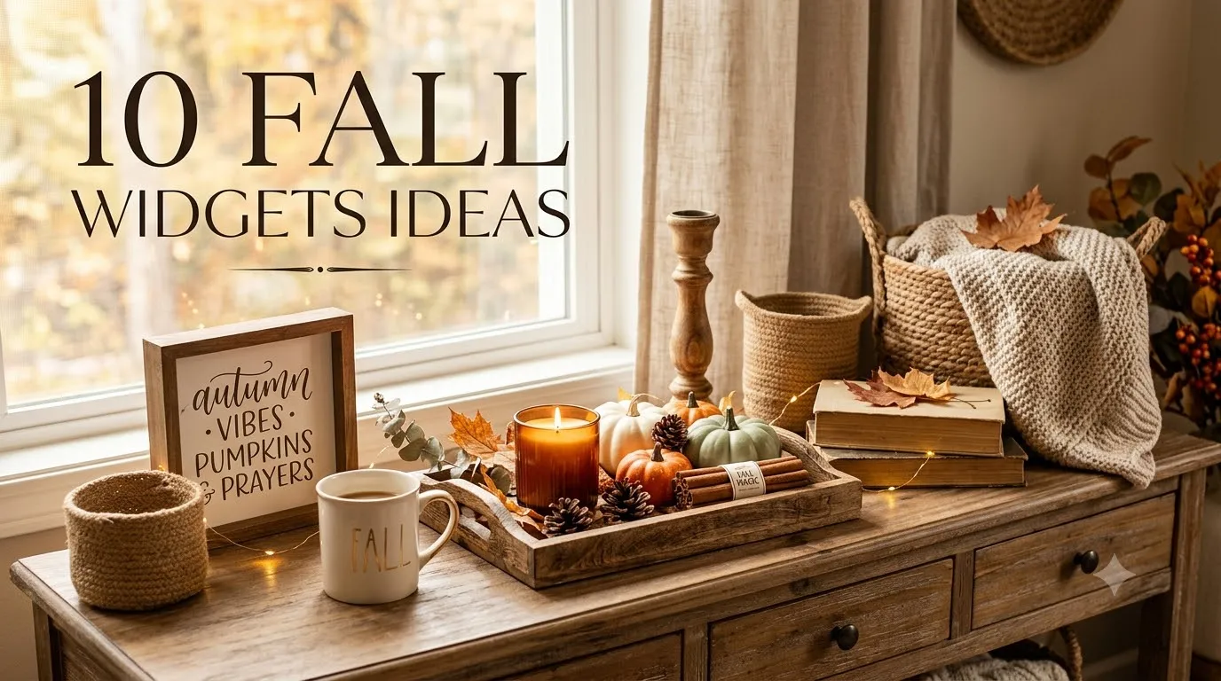 10 Fall Widgets Ideas