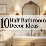 half bathroom decor