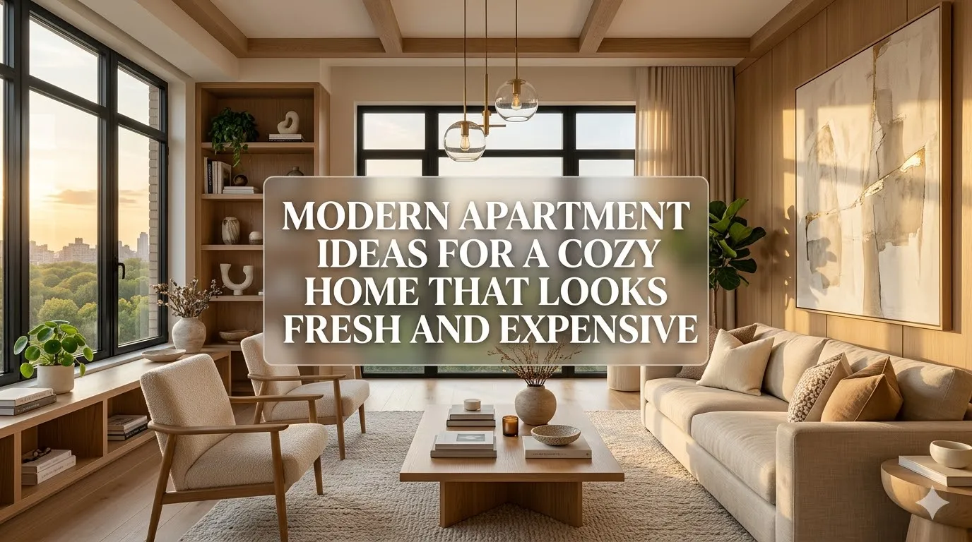 Modern Apartment Ideas for a Cozy Home That Looks Fresh and Expensive