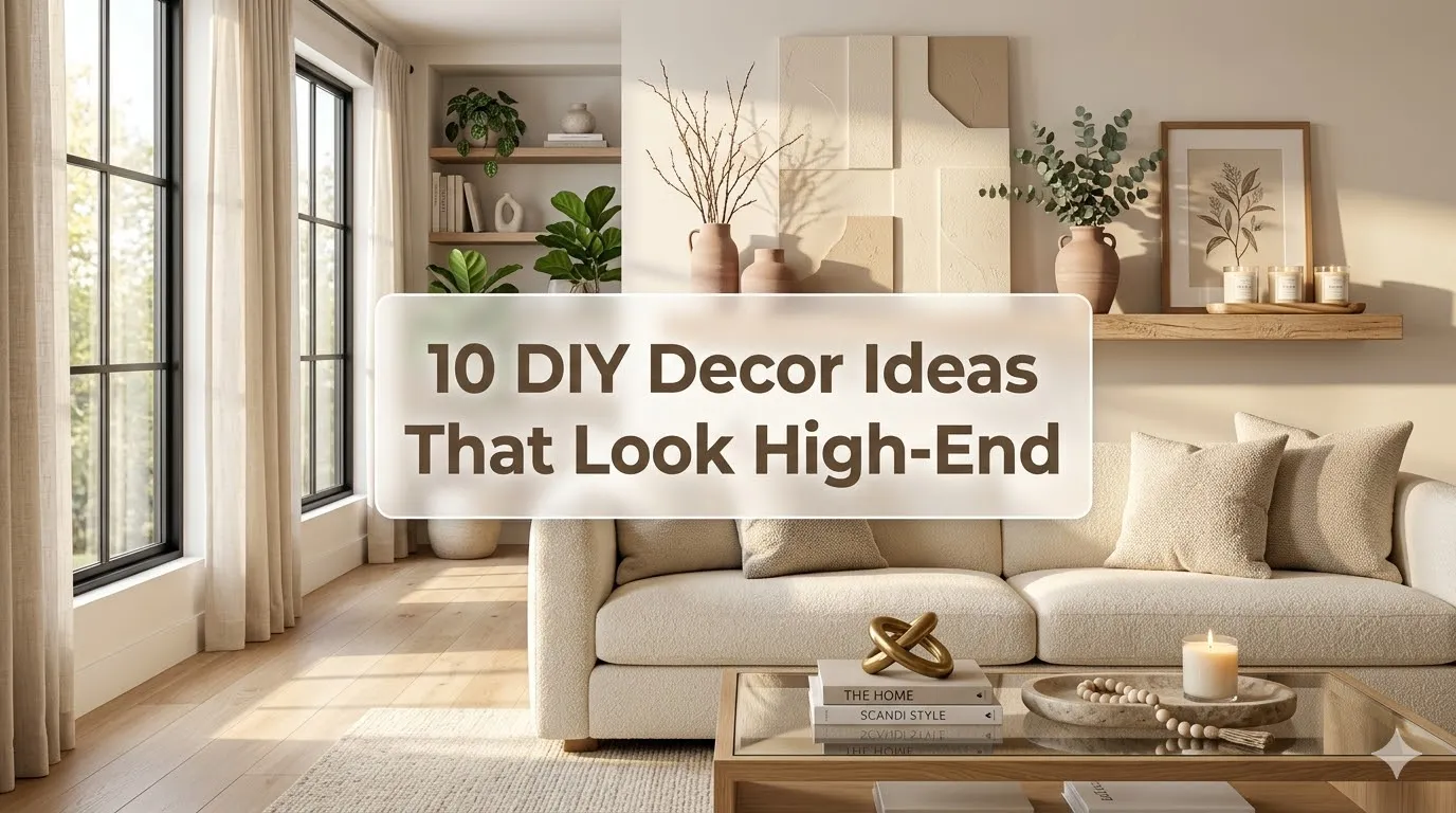 10 DIY Decor Ideas That Look High-End