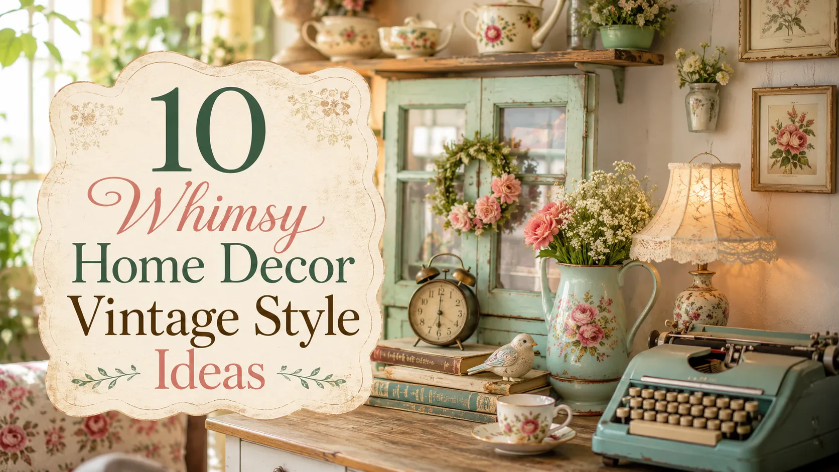 10 Whimsy Home Decor Vintage Style Ideas