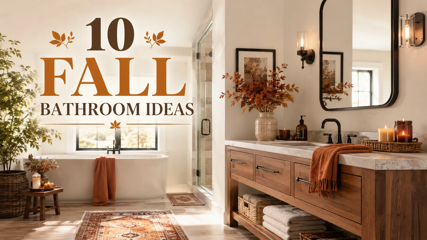 10 Fall Bathroom Ideas