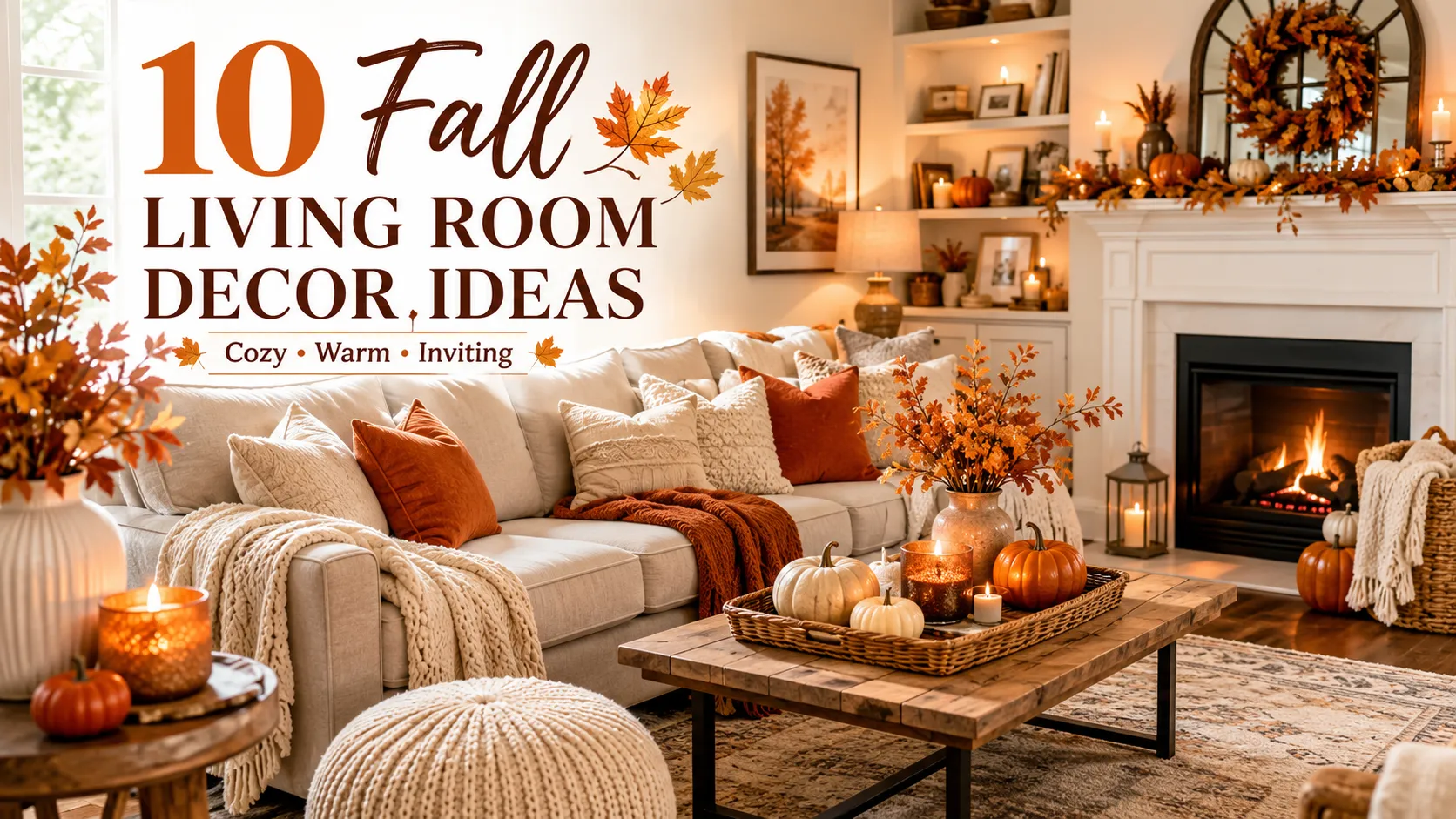 10 Fall Living Room Decor Ideas