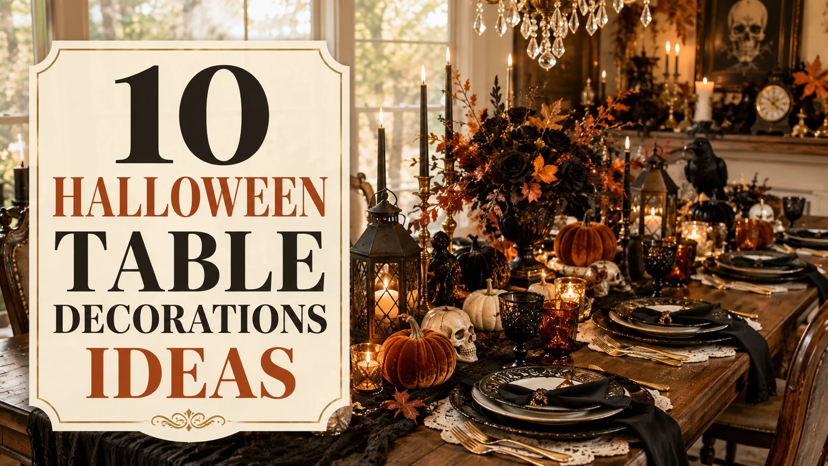 10 Halloween Table Decorations Ideas