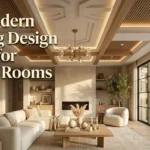 20 Modern Ceiling Design Ideas for Living Rooms