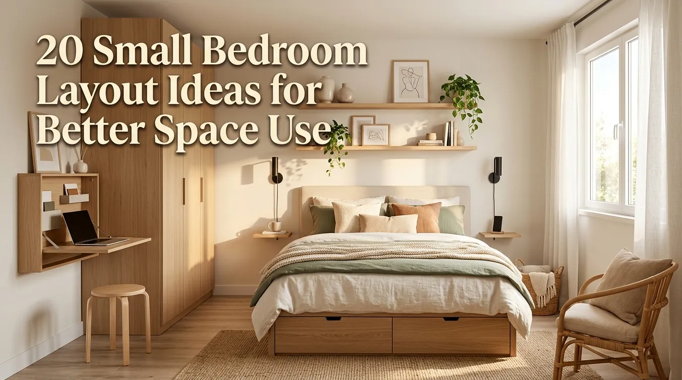 20 Small Bedroom Layout Ideas for Better Space Use