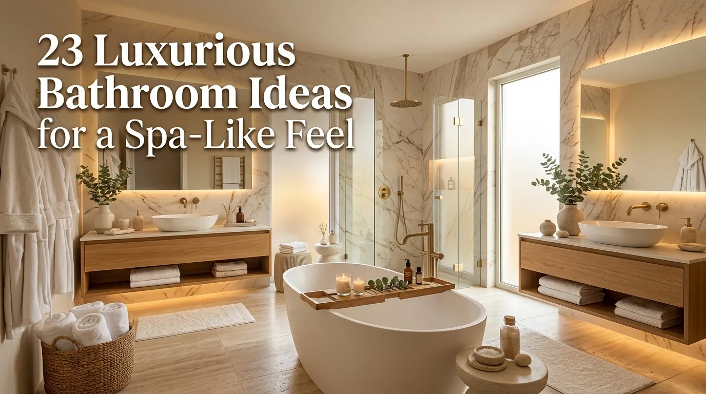23 Luxurious Bathroom Ideas for a Spa-Like Feel
