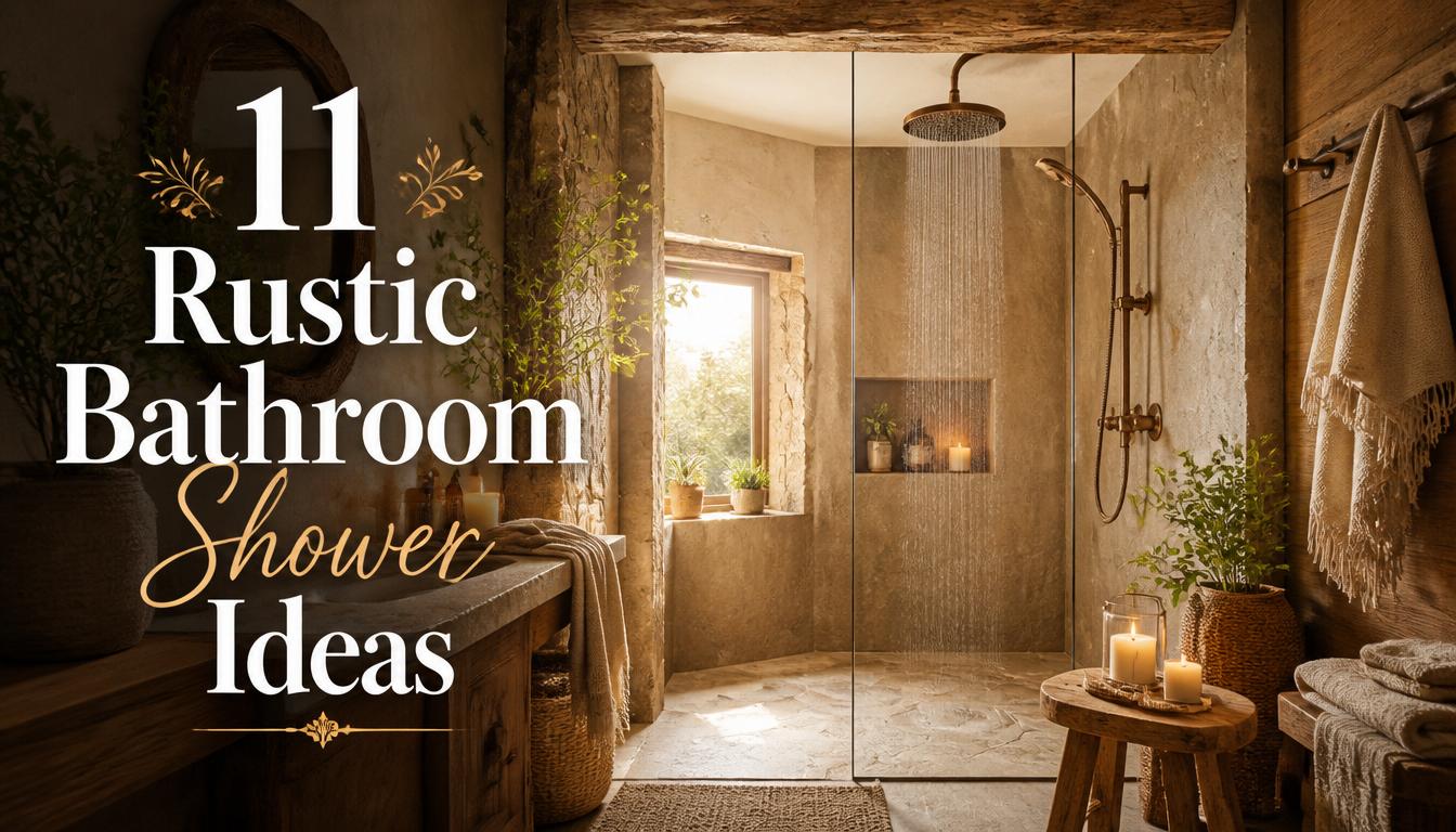 11 Rustic Bathroom Shower Ideas