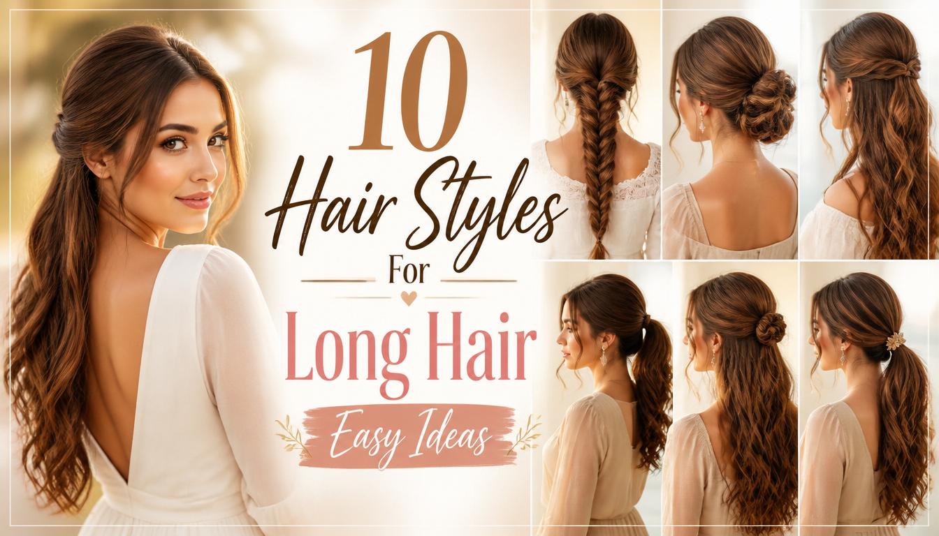 10 Hair Styles For Long Hair Easy Ideas