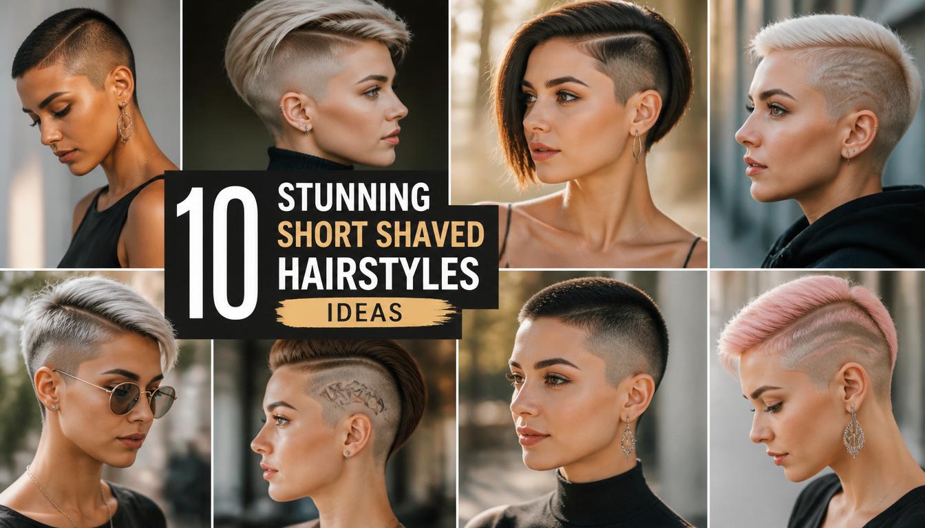 10 Stunning Short Shaved Hairstyles Ideas