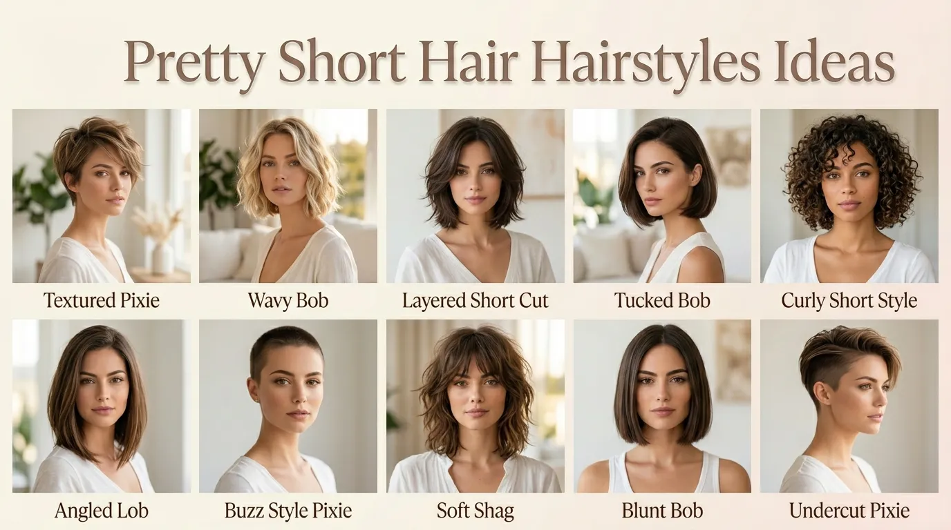 10 Pretty Shorthair Hairstyles Ideas