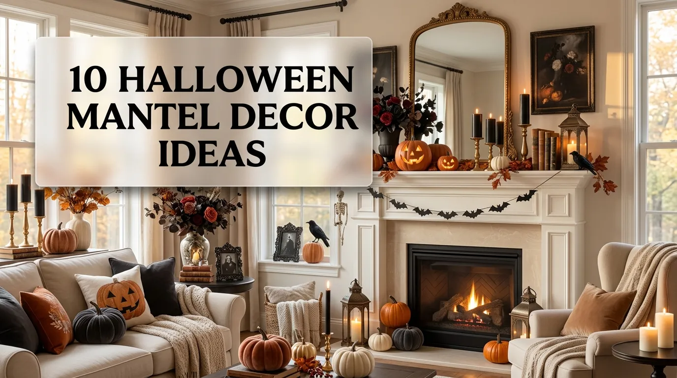 10 Halloween Mantel Decor Ideas