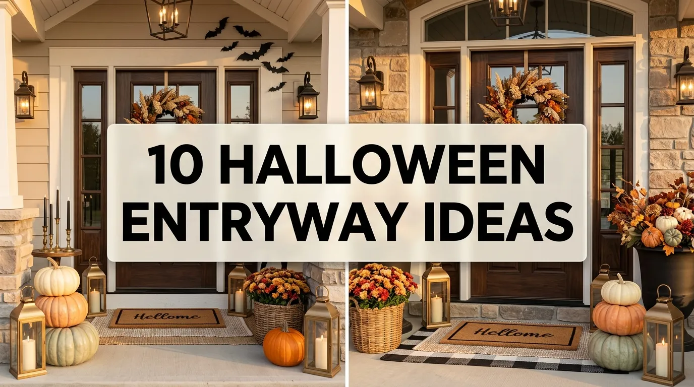 10 Halloween Entryway Ideas