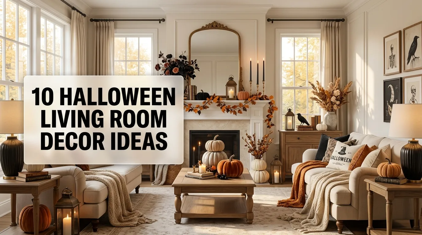 10 Halloween Living Room Decor Ideas