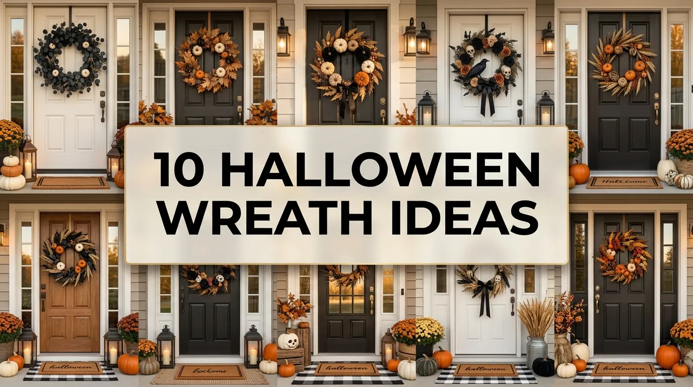 10 Halloween Wreath Ideas