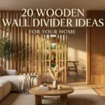 20 Wooden Wall Divider Ideas for Your Home
