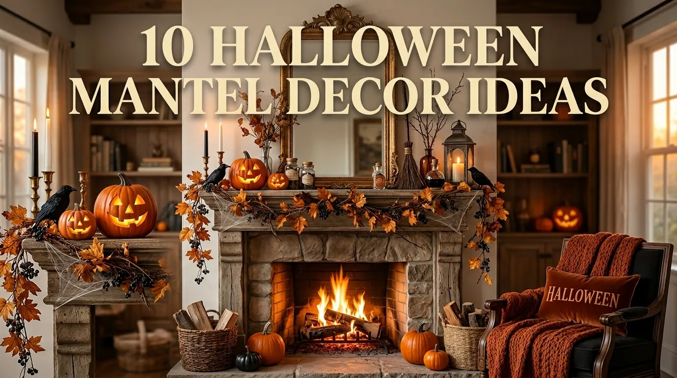 10 Halloween Mantel Decor Ideas