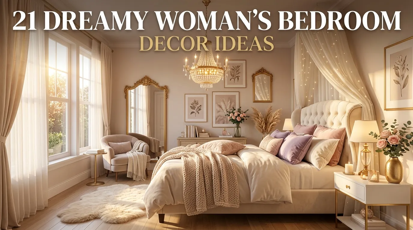 21 Dreamy Woman's Bedroom Decor Ideas