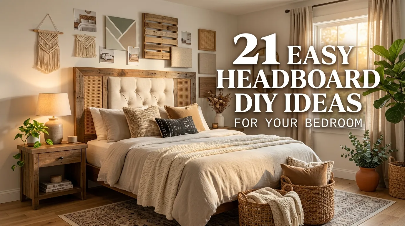21 Easy Headboard DIY Ideas for Your Bedroom