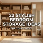 22 Stylish Bedroom Storage Ideas for Your Closet