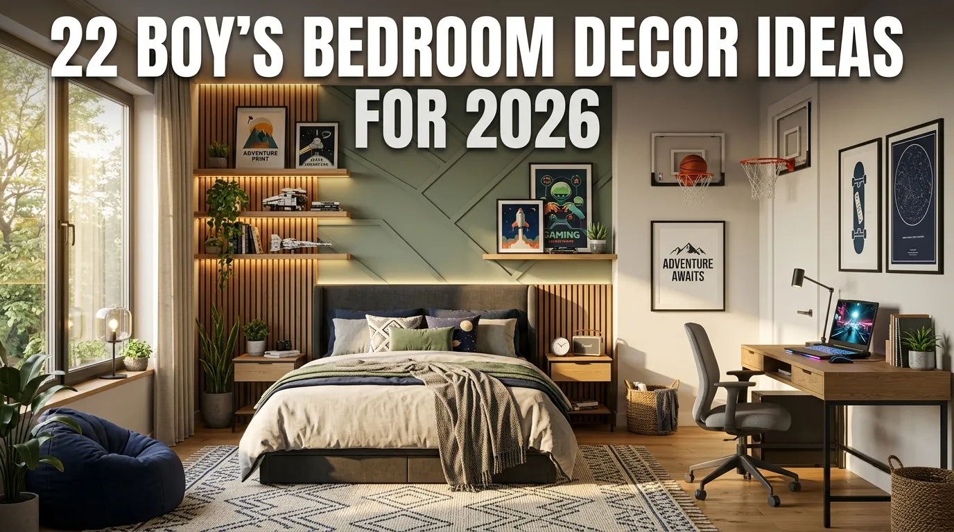 22 Boy's Bedroom Decor Ideas for 2026