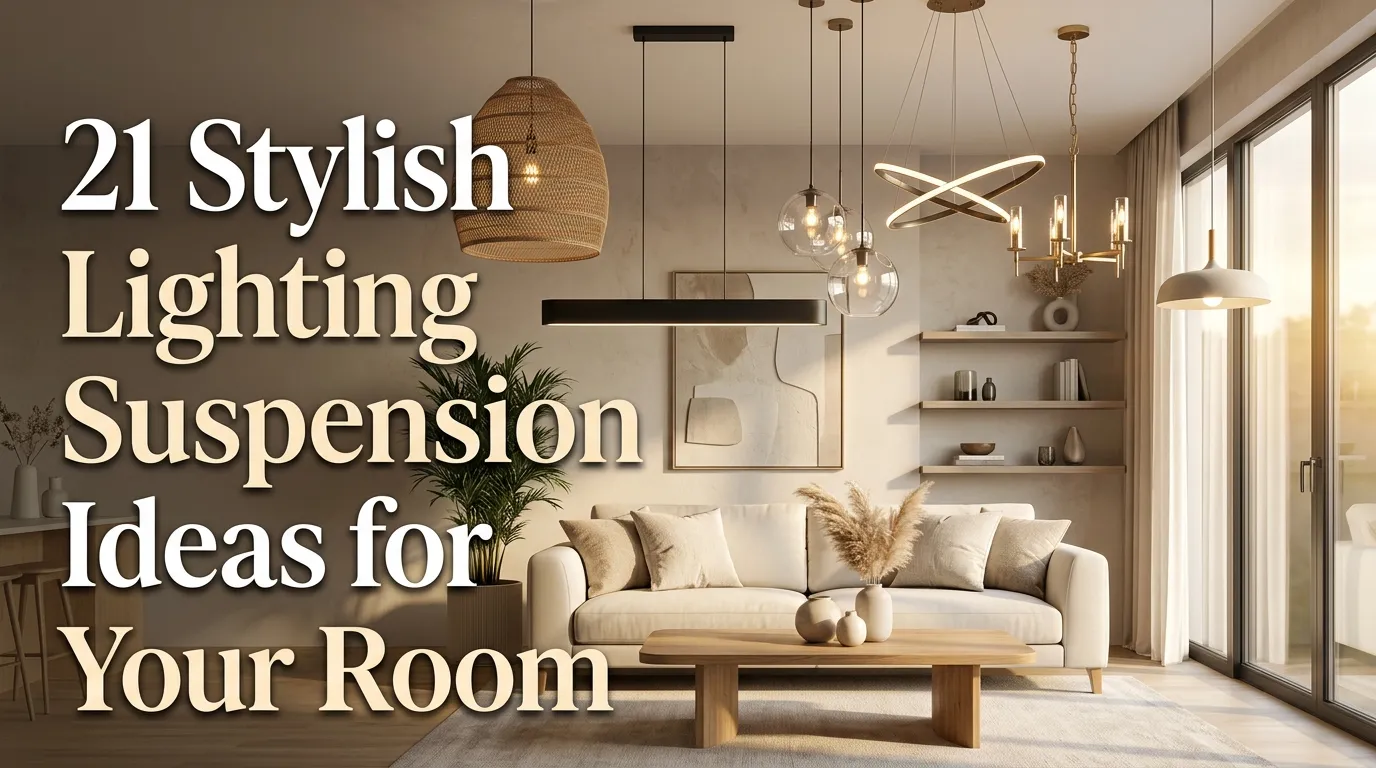 21 Stylish Lighting Suspension Ideas for Your Room