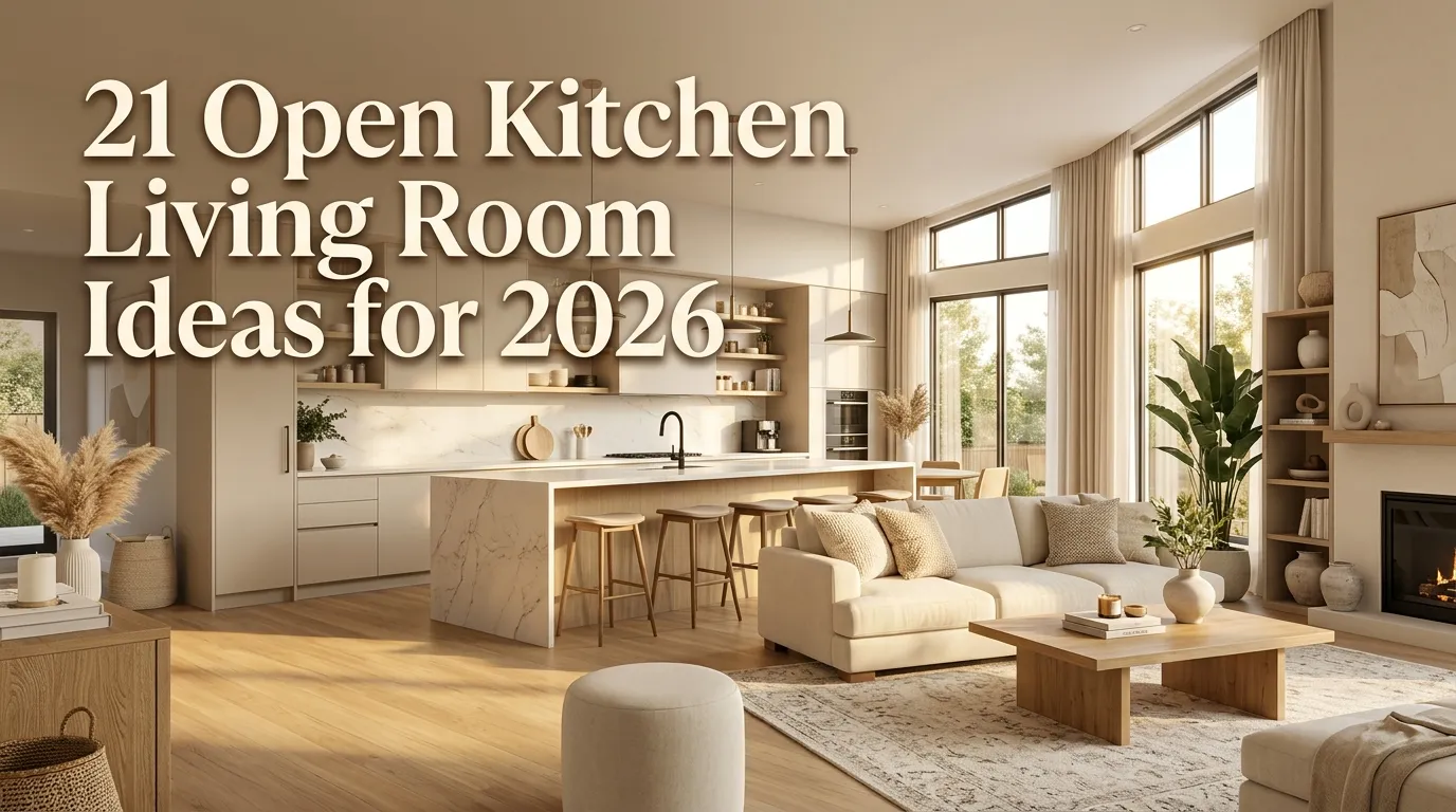 Open Kitchen Living Room