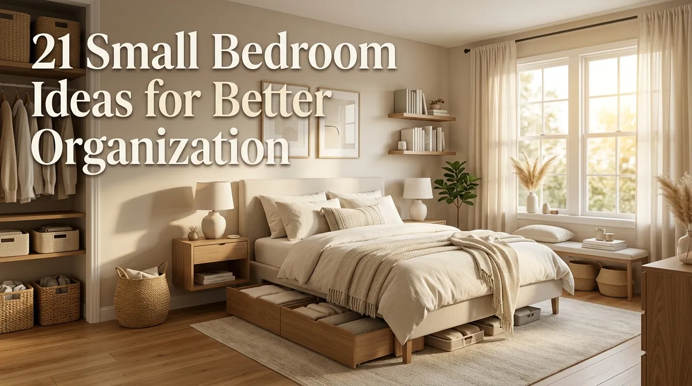 21 Small Bedroom Ideas for Better Organization