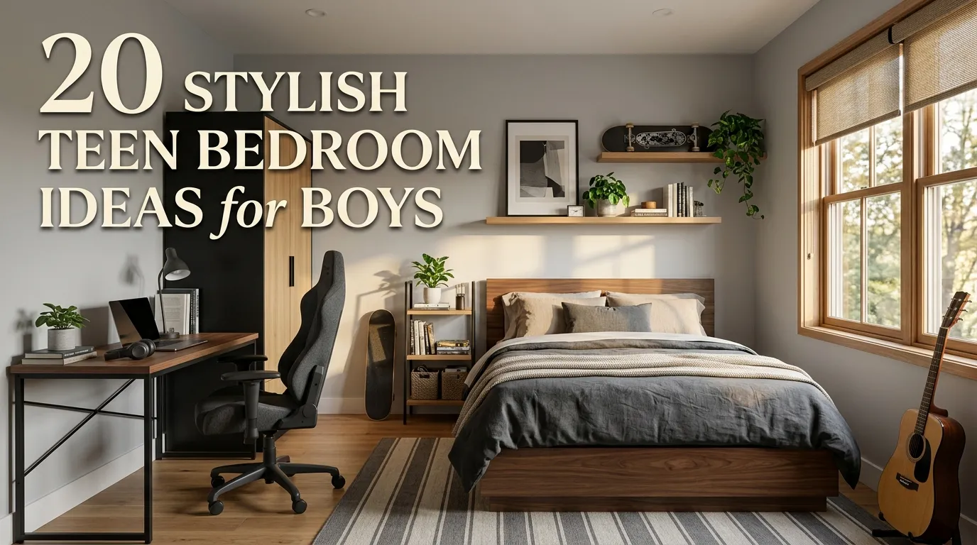 20 Stylish Teen Bedroom Ideas for Boys