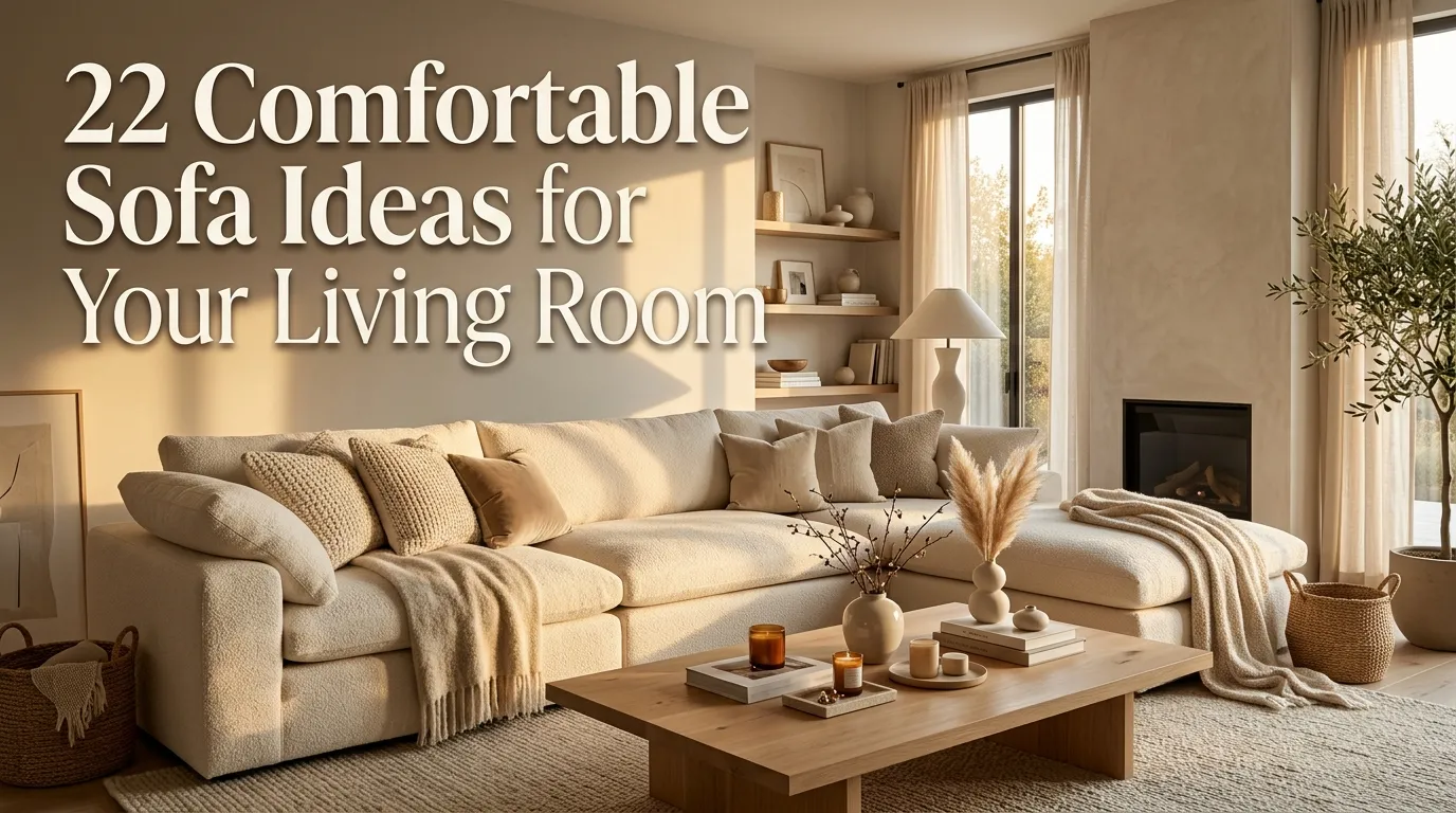 22 Comfortable Sofa Ideas for Your Living Room